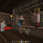 Western Log House by Minecraft