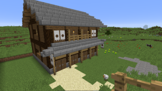 Japanese style shop made by Minecraft